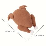 Medium Breeds Interactive Plush Turkey Dog Toy with Durable and Bite Resistant Squeaky Sniffing and Hide and Seek Rope Toys for Outdoor and Indoor Chew